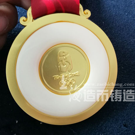金鑲玉紀(jì)念章定制 獎?wù)? 獎?wù)轮谱?紀(jì)念章制作 獎牌定制